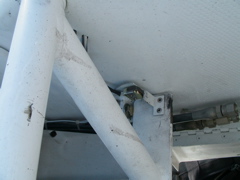 nose landing gear downlock stop